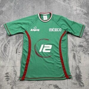Lala Mexicana Mexico Soccer Jersey #12 Autographed On Back Size Small